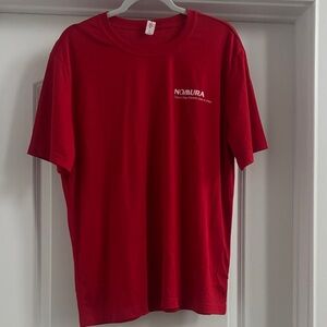 Red Short Sleeve Logo Tee - Men's Crew Neck